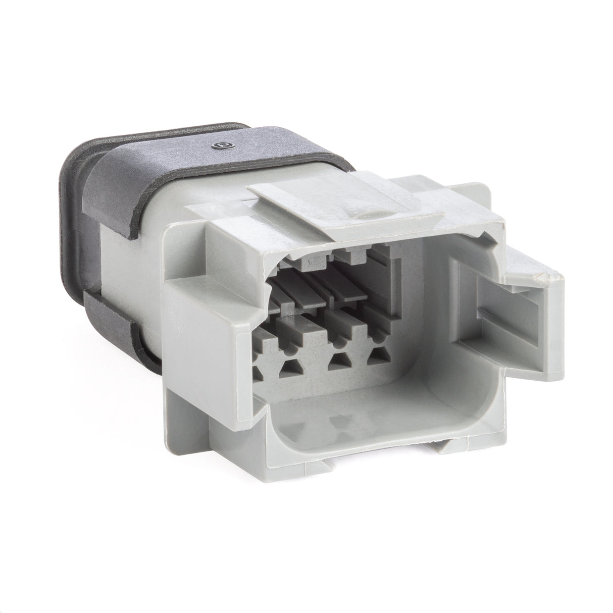 AT04-08PA-SR01GRY - AT/SR01 Series - 8 Pin Receptacle - A Key, Gray