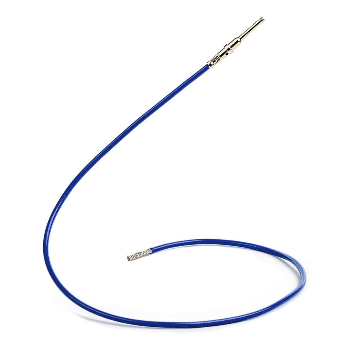 DL-16-BL-1FT-P - Wire Lead - 16 AWG - BLUE - 1 FT - PIN