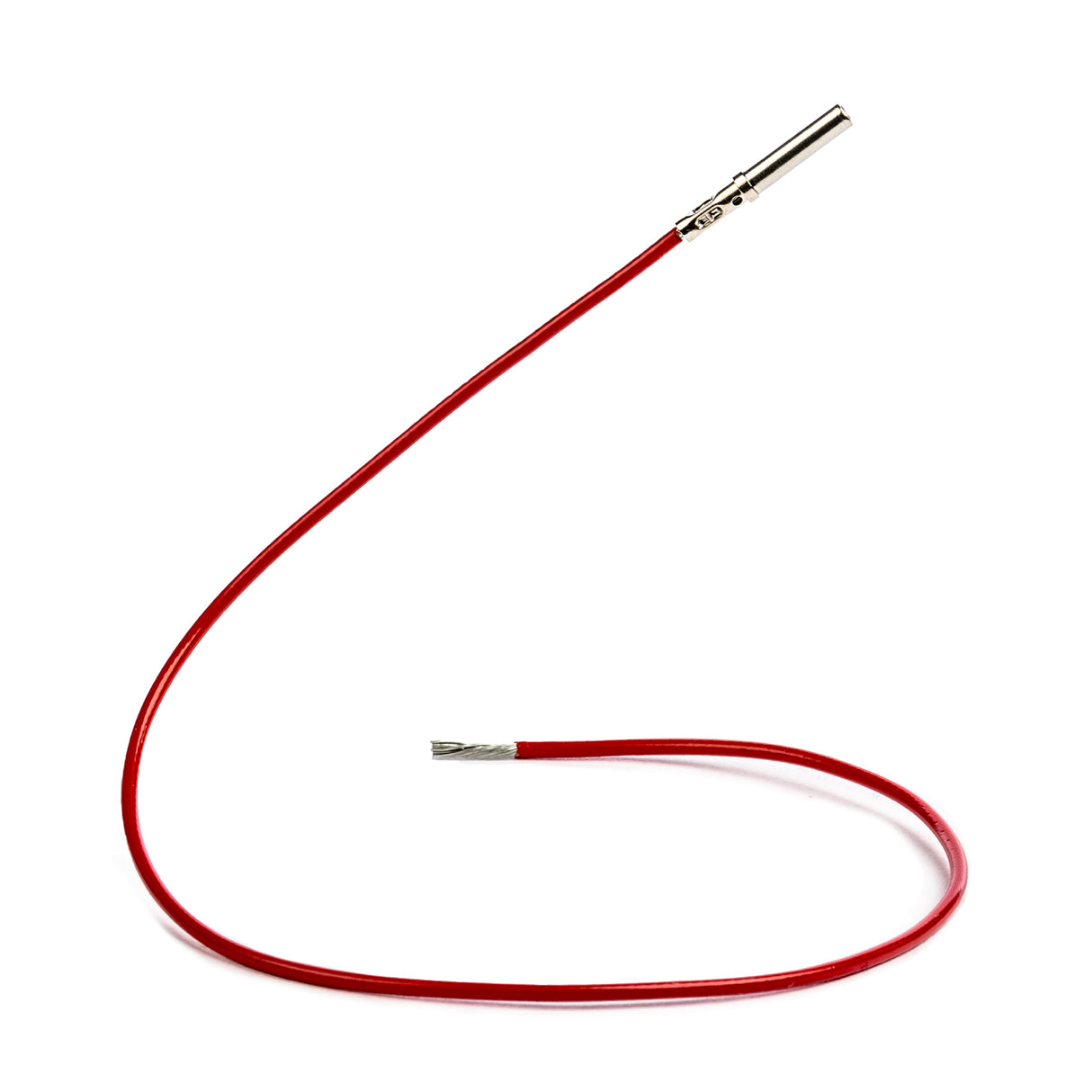 DL-16-RD-1FT-S - Wire Lead - 16 AWG - RED - 1 FT - SOCKET