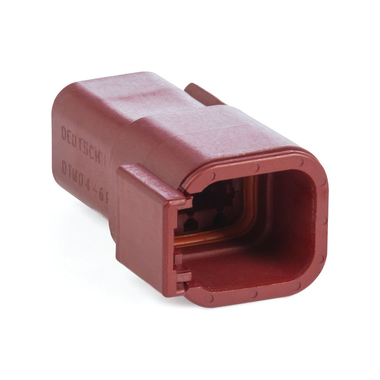 DTM04-6P-RD - DTM Series - 6 Pin Receptacle - Red