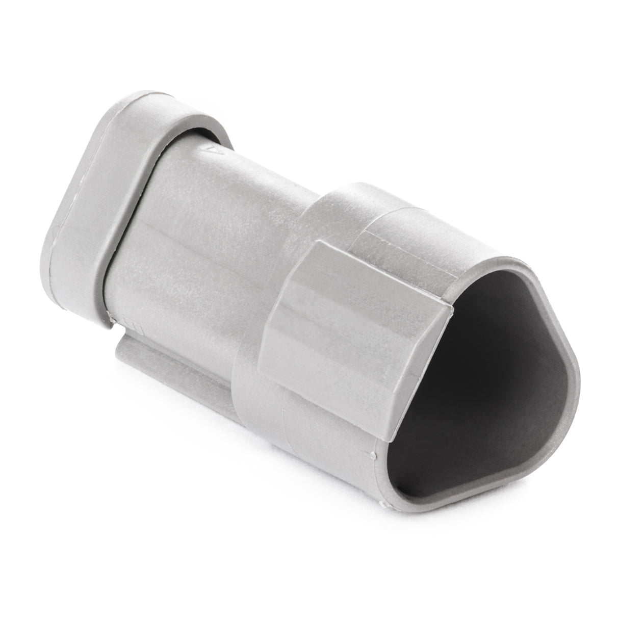 DT04-3P-CE01 - DT Series - 3 Pin Receptacle - Reduced Dia. Seal - End Cap - Gray