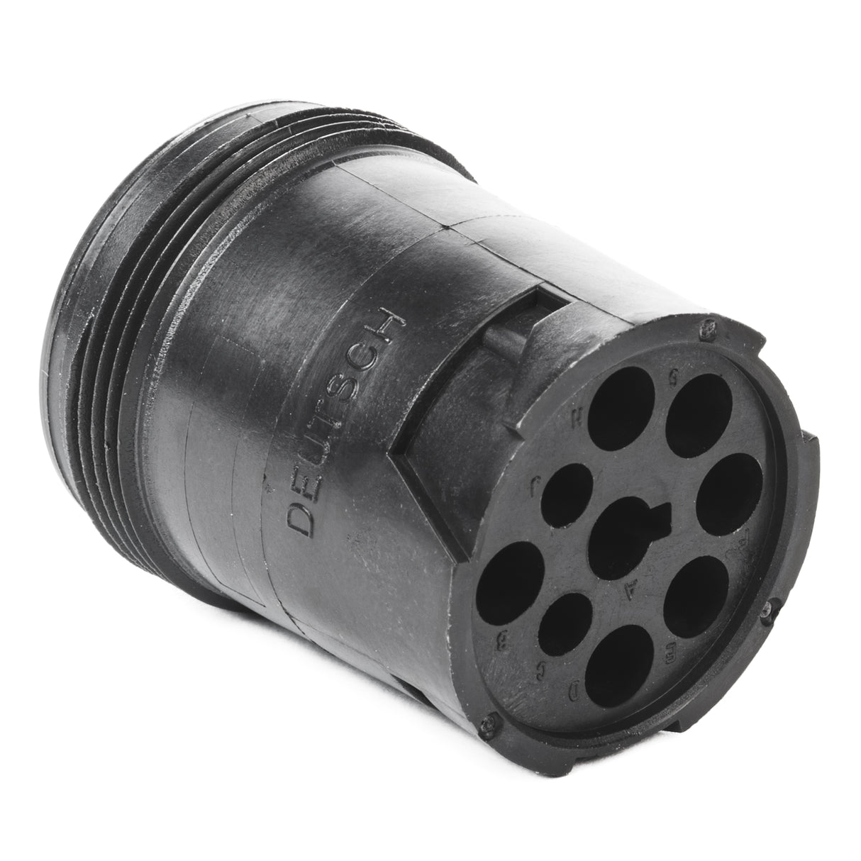 HD14-9-1939PE - HD10 Series - 9 Pin Receptacle - Threaded Rear, J1939, Black