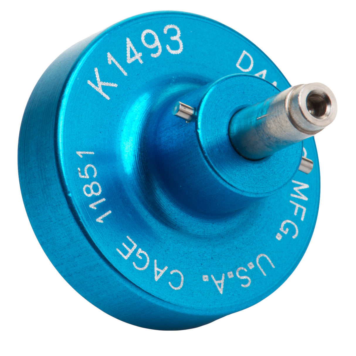 K1493 - AFM8 Crimper Positioner - Pin #604946-31 - AS Comp/ASU 3-Way - 22-28AWG - Blue