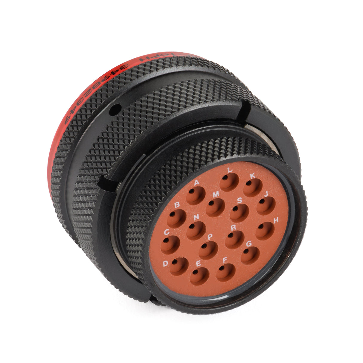 AS620-16PN - AS Series - Plug Kit - Shell Size 20, 16 Cavity, Size 16 Pins, 14-20 AWG, Red