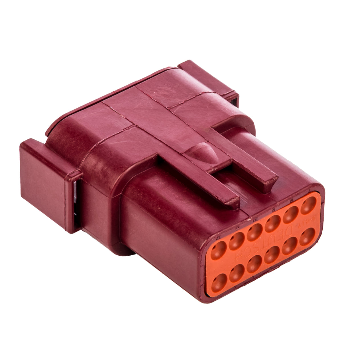 DTM04-12PA-RD - DTM Series - 12 Pin Receptacle - A Key, Red