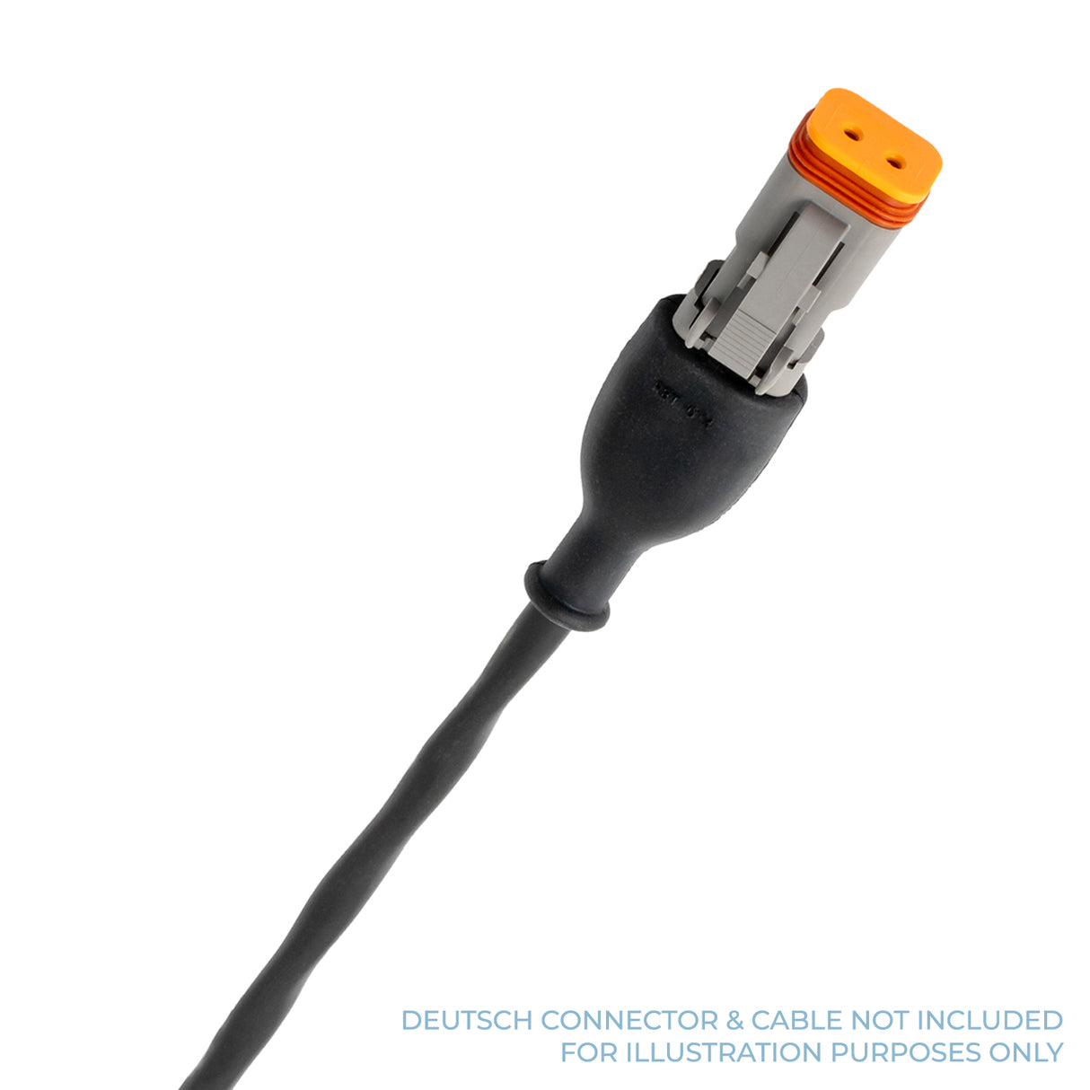 RBT-DT2 - DT Series - 2 Cavity - Flexible Rubber Boot - Black