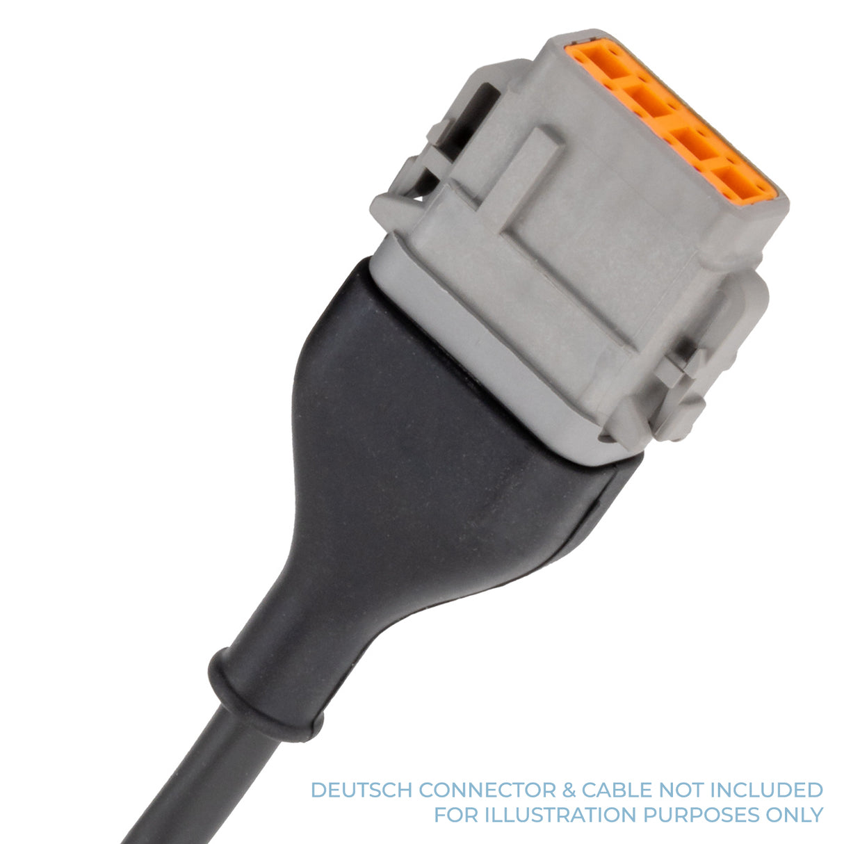 RBT-DTM12 - DTM Series - 12 Cavity - Flexible Rubber Boot - Black