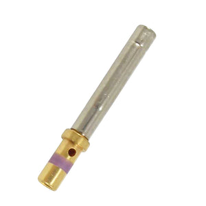 0462-005-2031 - Solid Socket - Size 20 - 16-18 AWG, 7.5 Amps, Purple Stripe, Gold Plated