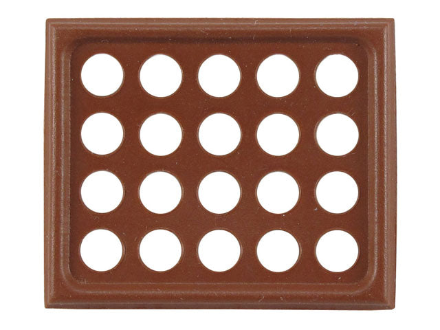 0513-010-4006 - DRC Series - 40 Cavity Plug Front Seal - Silicone Rubber, Orange