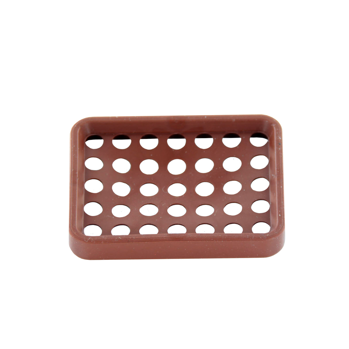 0513-011-7006 - DRC Series - 70 Cavity Plug Front Seal - Silicone Rubber, Orange