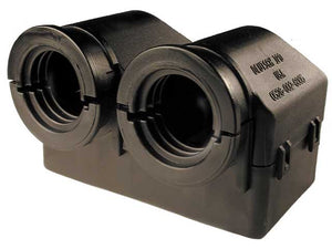 0528-002-6005 - DRC Series - 60 Cavity Plug Backshell - 90°, Black