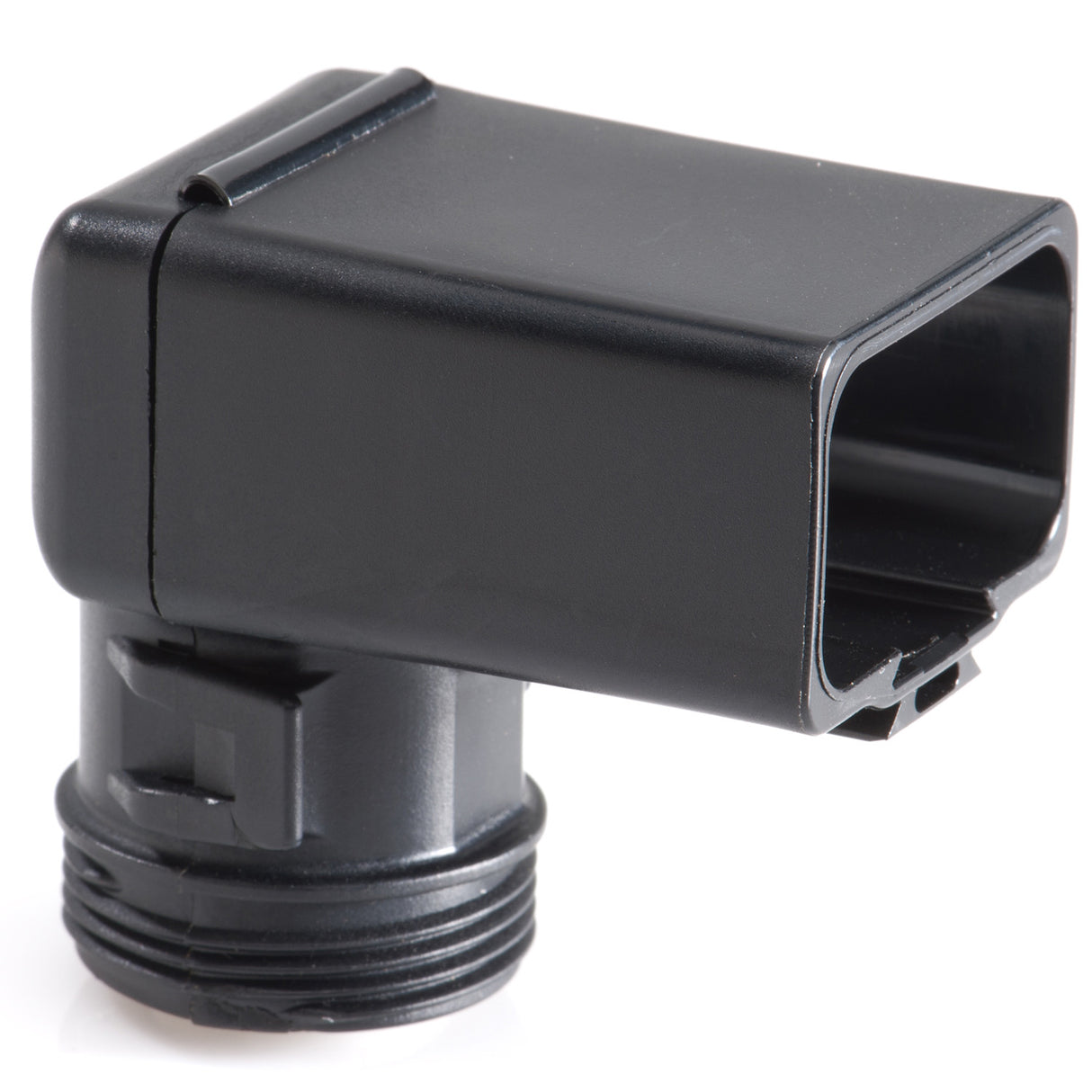 1011-250-1205 - DT Series - Backshell for 12 Cavity Receptacle - Right Angle, Black