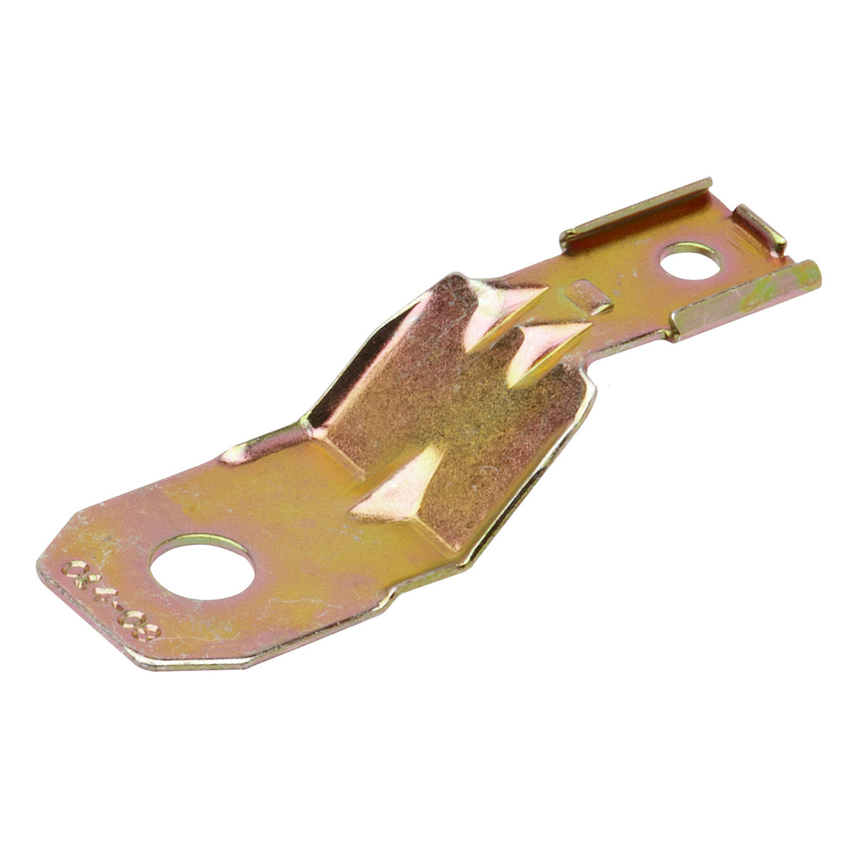 1027-014-0800 - DT Series - Mounting Clip for 8 Cavity Receptacle - .323"/8.2mm O.D. hole, Stainless Steel/Zinc Plating