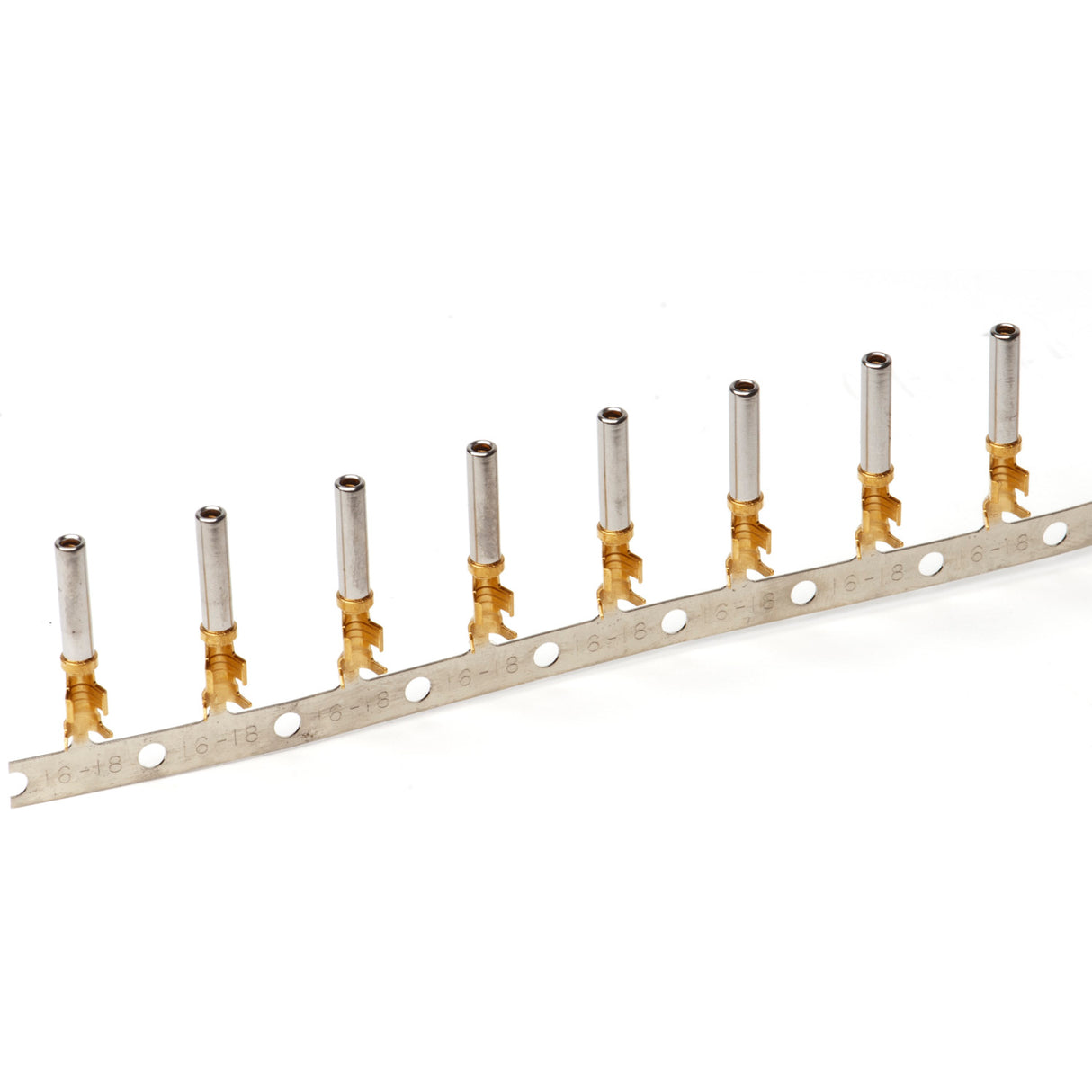 1062-16-0144 - Stamped & Formed Socket - Size 16 - 14-18 AWG, .075-.140 Insulation, 13 Amps, Gold Plated, Qty - 1 Socket