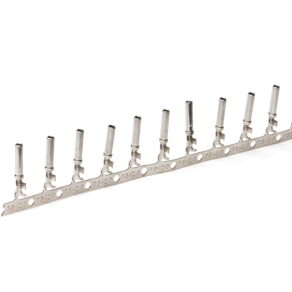 1062-16-0722 - Stamped & Formed Socket - Size 16 - 14-18 AWG, .075-.140 Insulation, 13 Amps, Nickel Plated, Qty - 1 Socket