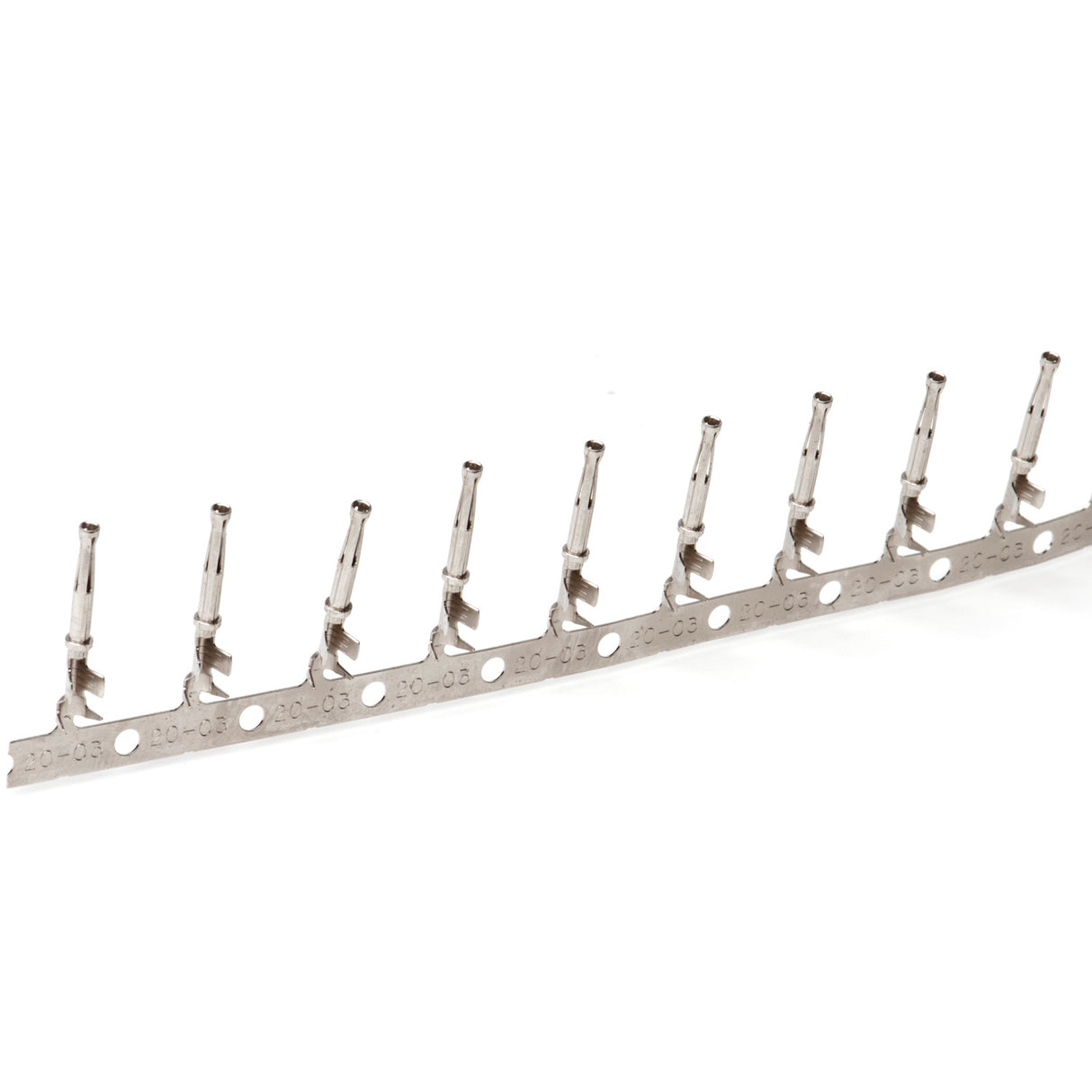 1062-20-0322 - Stamped & Formed Socket - Size 20 - 16-22 AWG, .075-.125 Insulation, Sleeveless, 7.5 Amps, Nickel Plated, Qty - 1 Socket