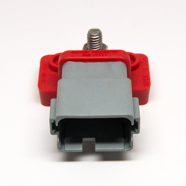 SBC-12R - 12 POS Right angle busbar, Red