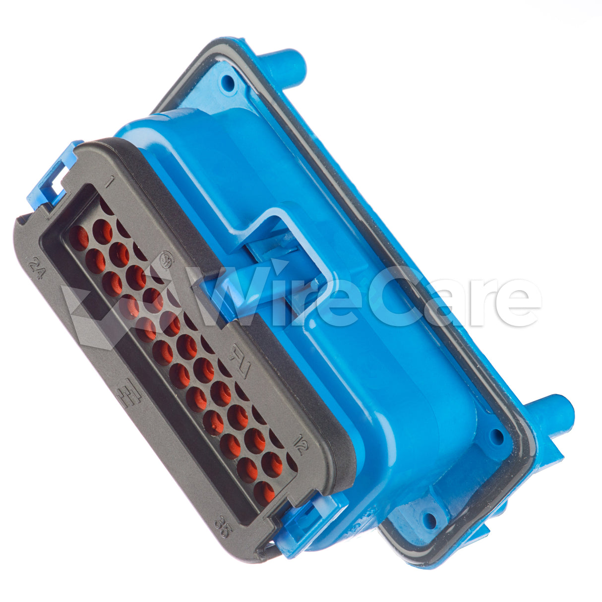 1-776231-5 - AMPSEAL - 35 WAY - PCB HEADER - GOLD PIN - STRAIGHT - FLANGE SEAL - BLUE