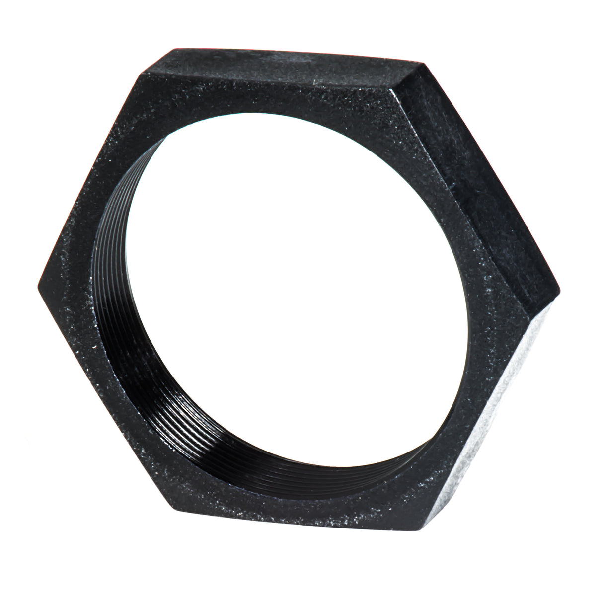 AHD17-PN01 - AHD Series - 9 Pin Receptacle - Jam Mount Diagnostic Nut, Black