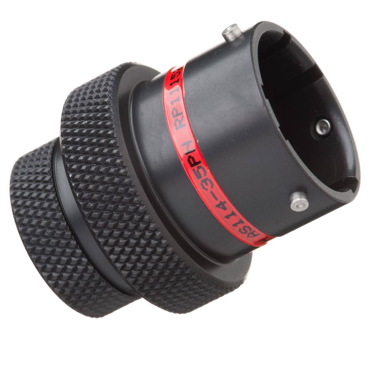 AS114-35PN - AS Series - Inline Receptacle Kit - Shell Size 14, 37 Cavity, Size 22 Pins, 22-26 AWG, Red