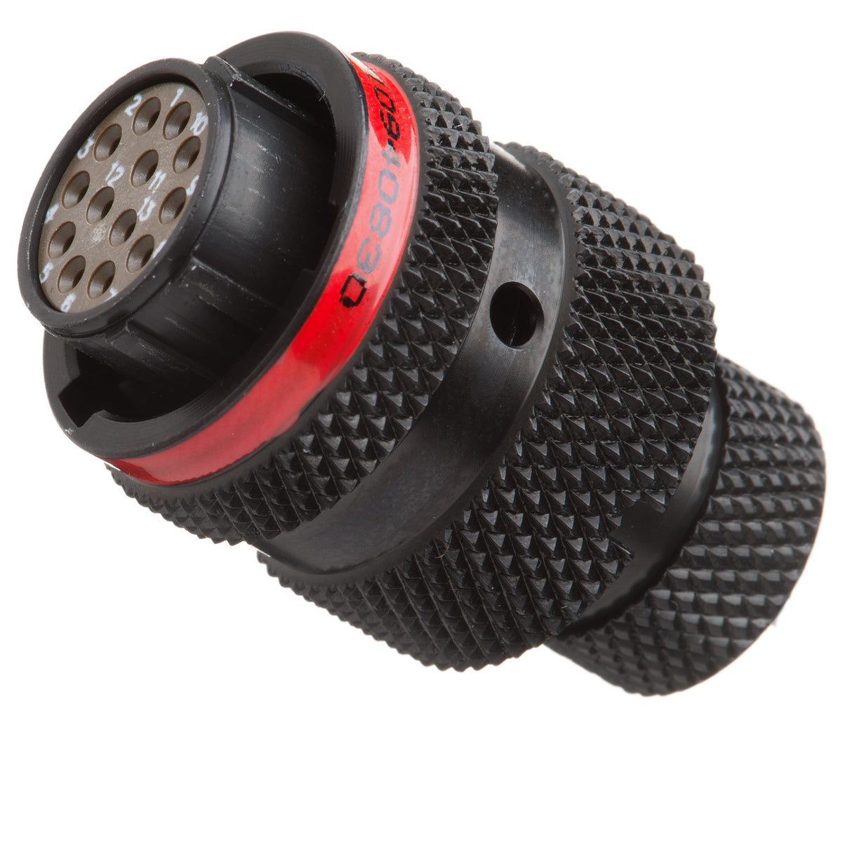 AS610-35SN - AS Series - Plug Kit - Shell Size 10, 13 Cavity, Size 22 Sockets, 22-26 AWG, Red