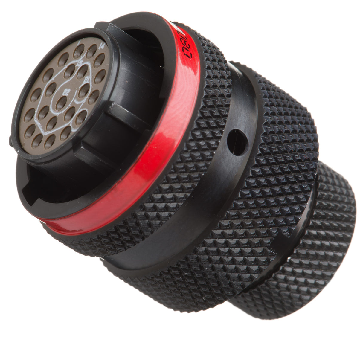 AS612-35SN - AS Series - Plug Kit - Shell Size 12, 22 Cavity, Size 22 Sockets, 22-26 AWG, Red