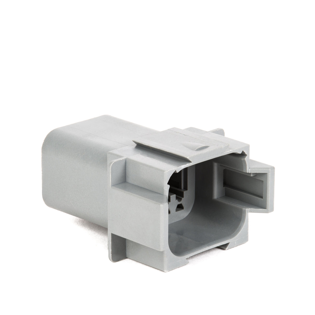 AT04-08PA - AT Series - 8 Pin Receptacle - A Key, In-line, Gray