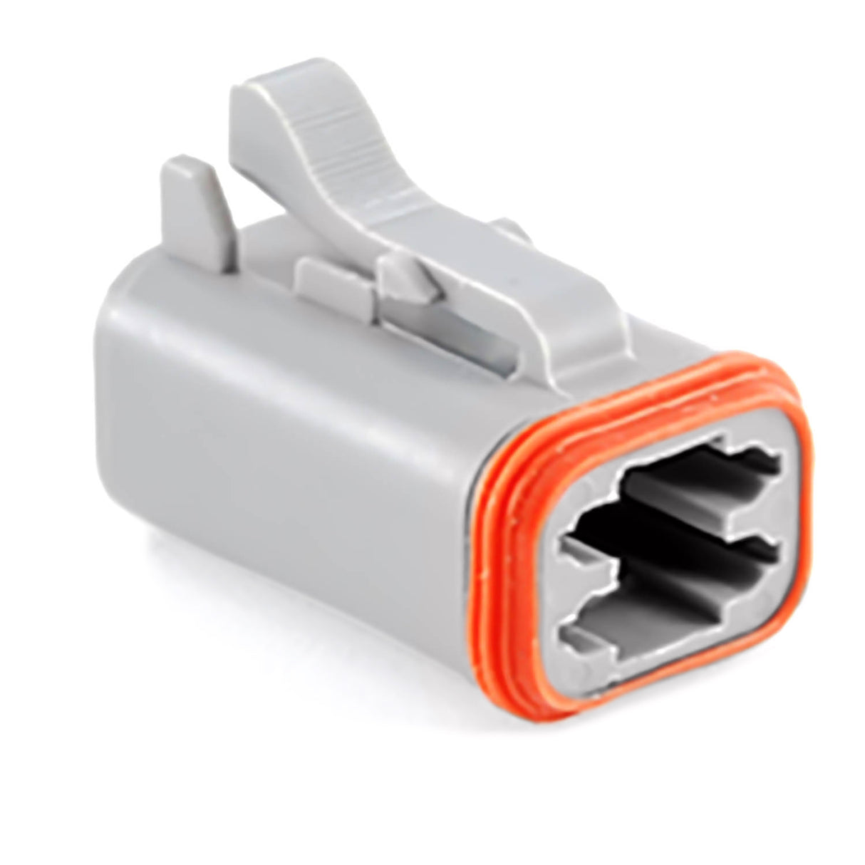 AT06-4S - AT Series - 4 Socket Plug - No Key, Gray