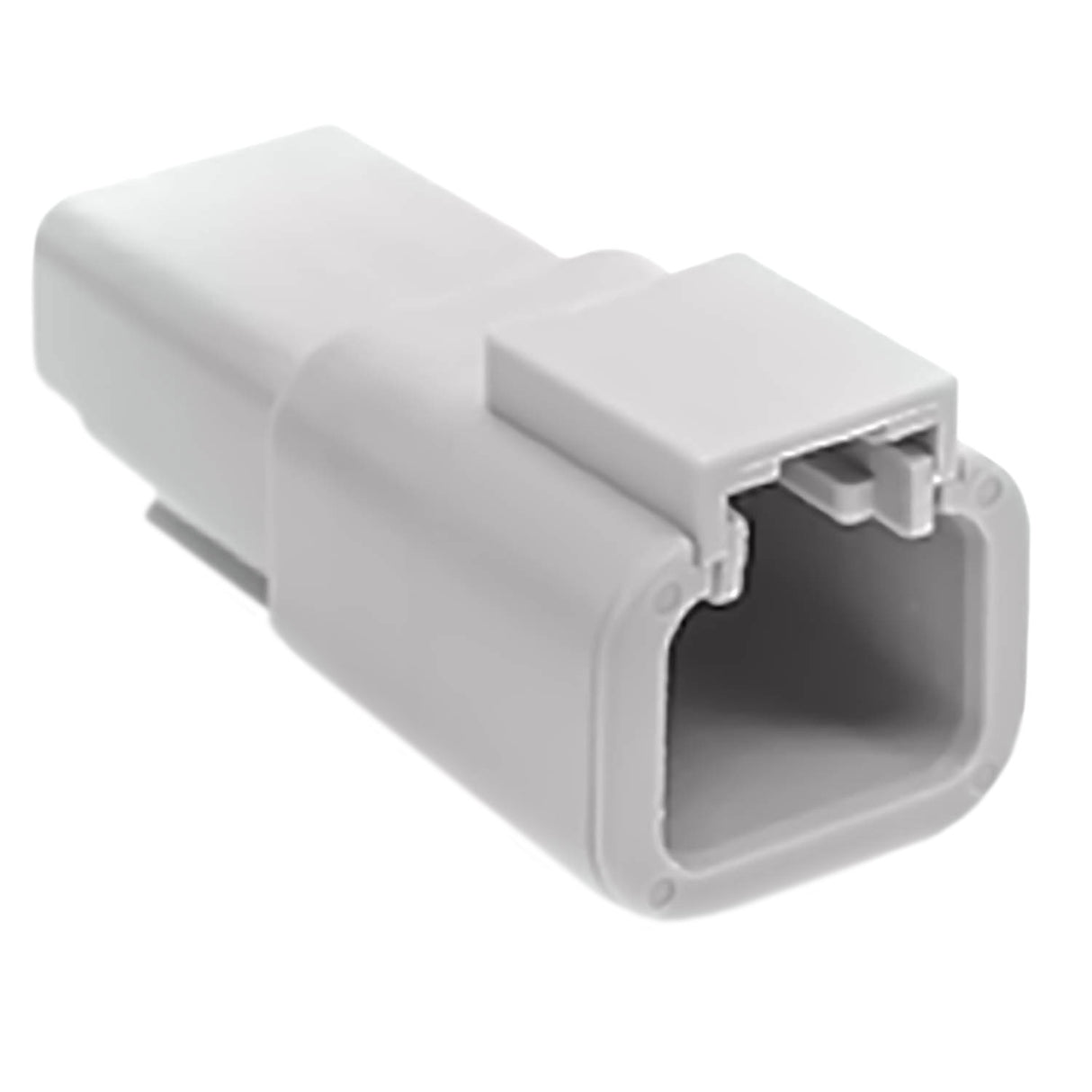 ATP04-2P - ATP Series - 2 Pin Receptacle - Gray