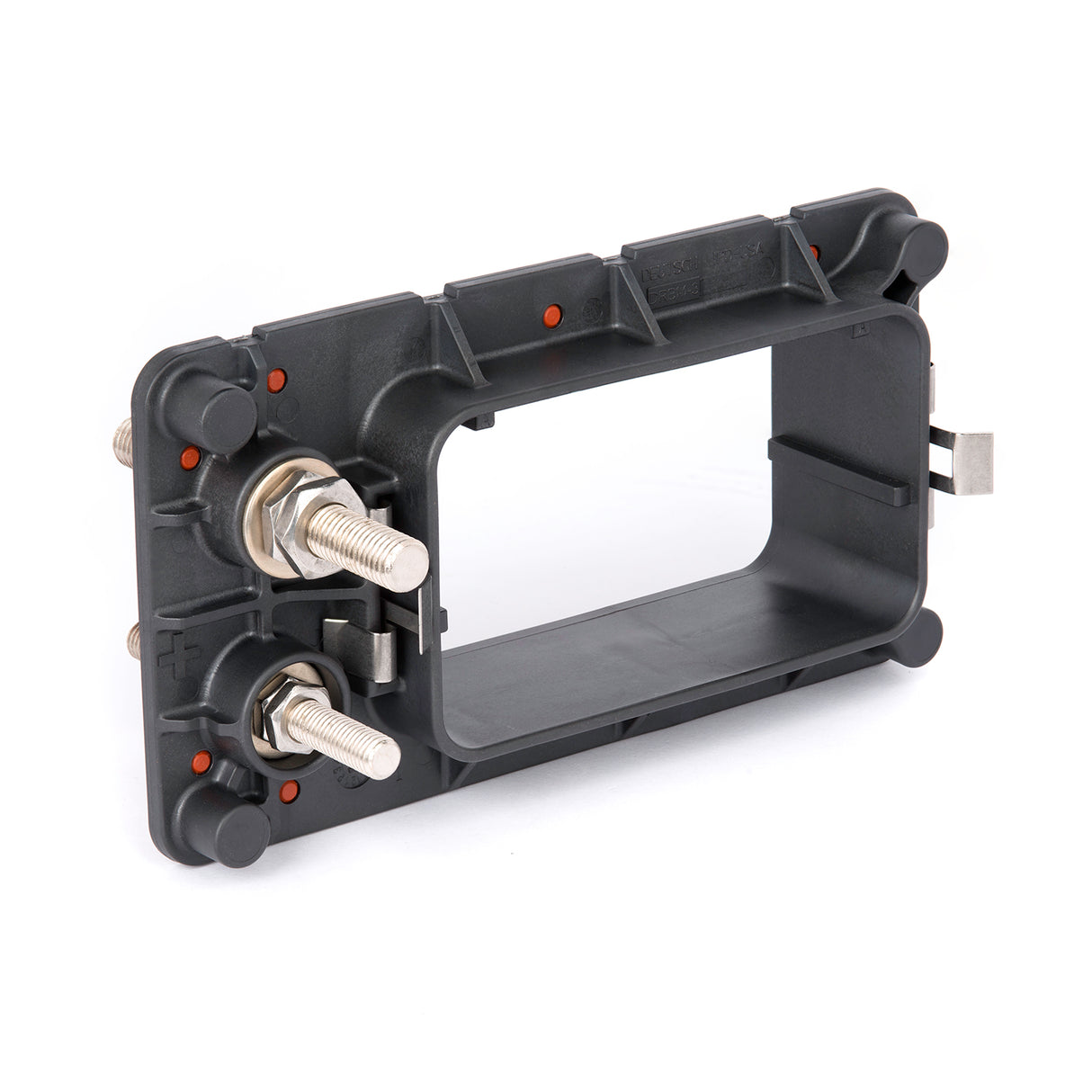 DRBM-3A - DRC Series - 102 Cavity Flange - A Key, (2) 125 Amp Terminal Posts, Black