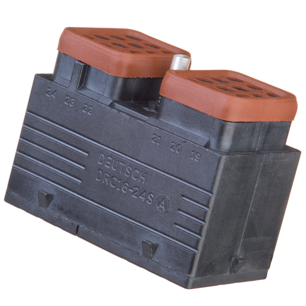 DRC16-24SA - DRC Series - 24 Socket Plug - A Key, In-Line, Black