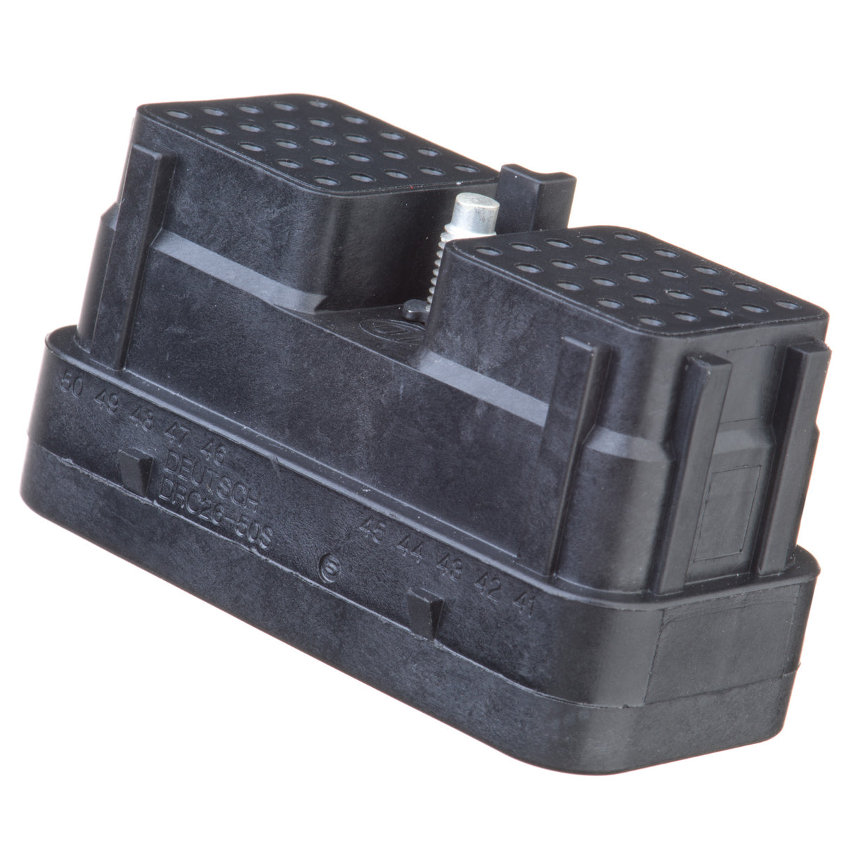 DRC26-50S01 - DRC Series -50 Cavity Plug - 01 Key, In-line, Black