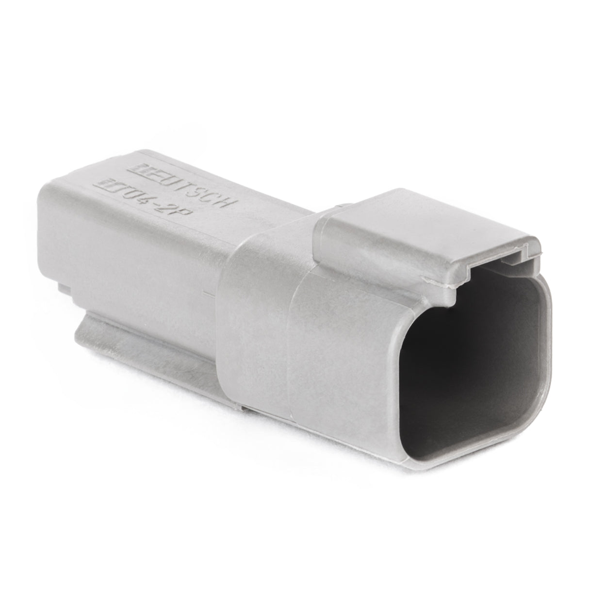 DT04-2P-C015 - DT Series - 2 Pin, Receptacle - Reduced Dia. Seal, Gray