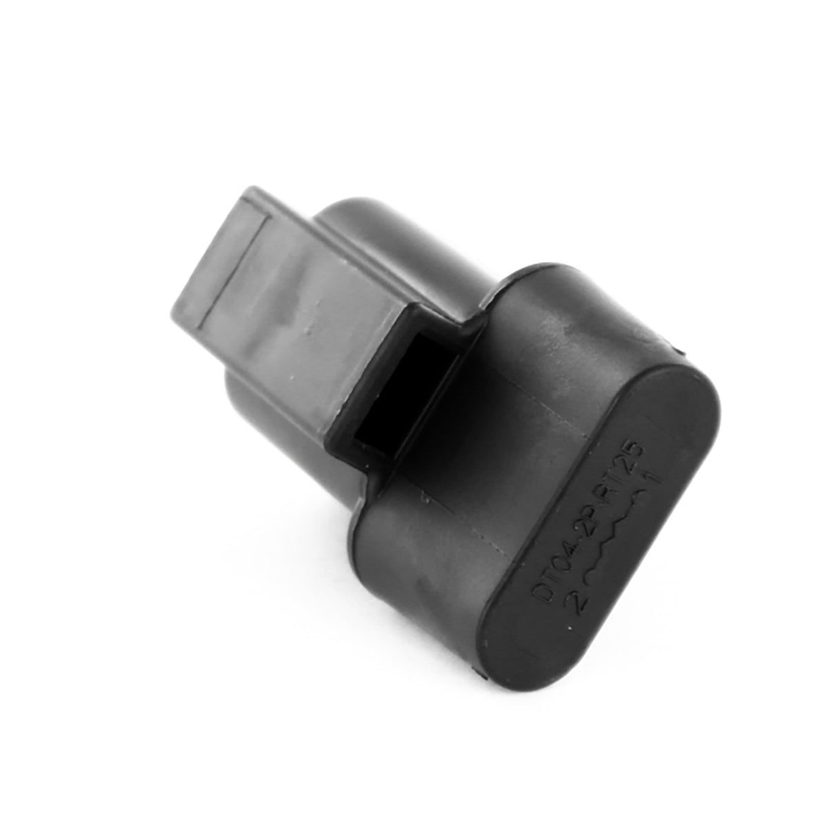 DT04-2P-RT25 - DT Series - 2 Pin Receptacle - Mold-In Resistor, Black