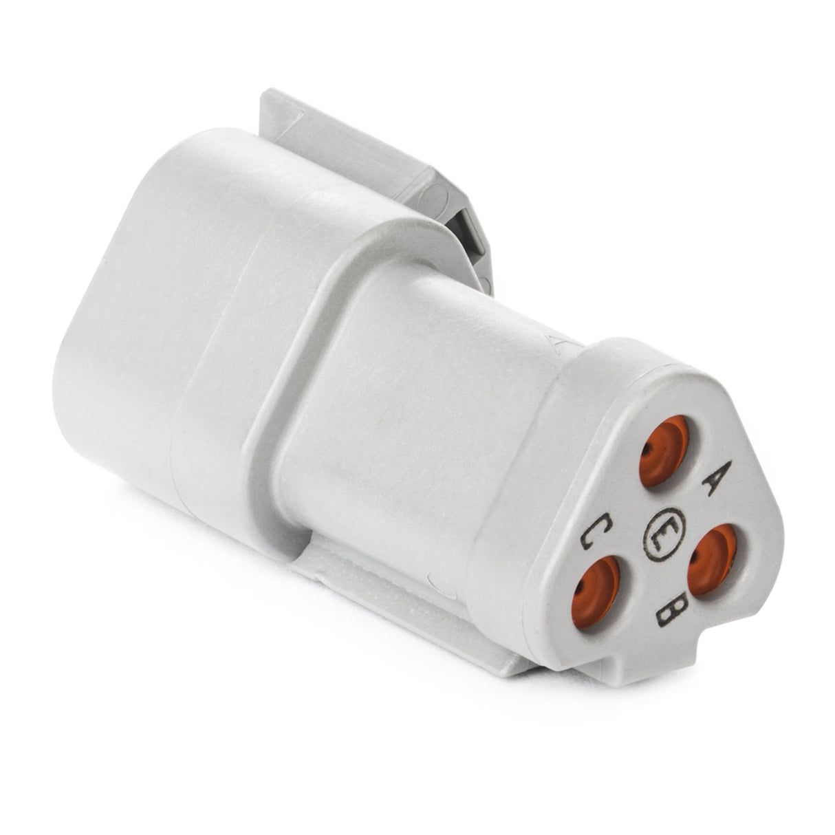 DT04-3P-E003 - DT Series - 3 Pin Receptacle - End Cap, Gray