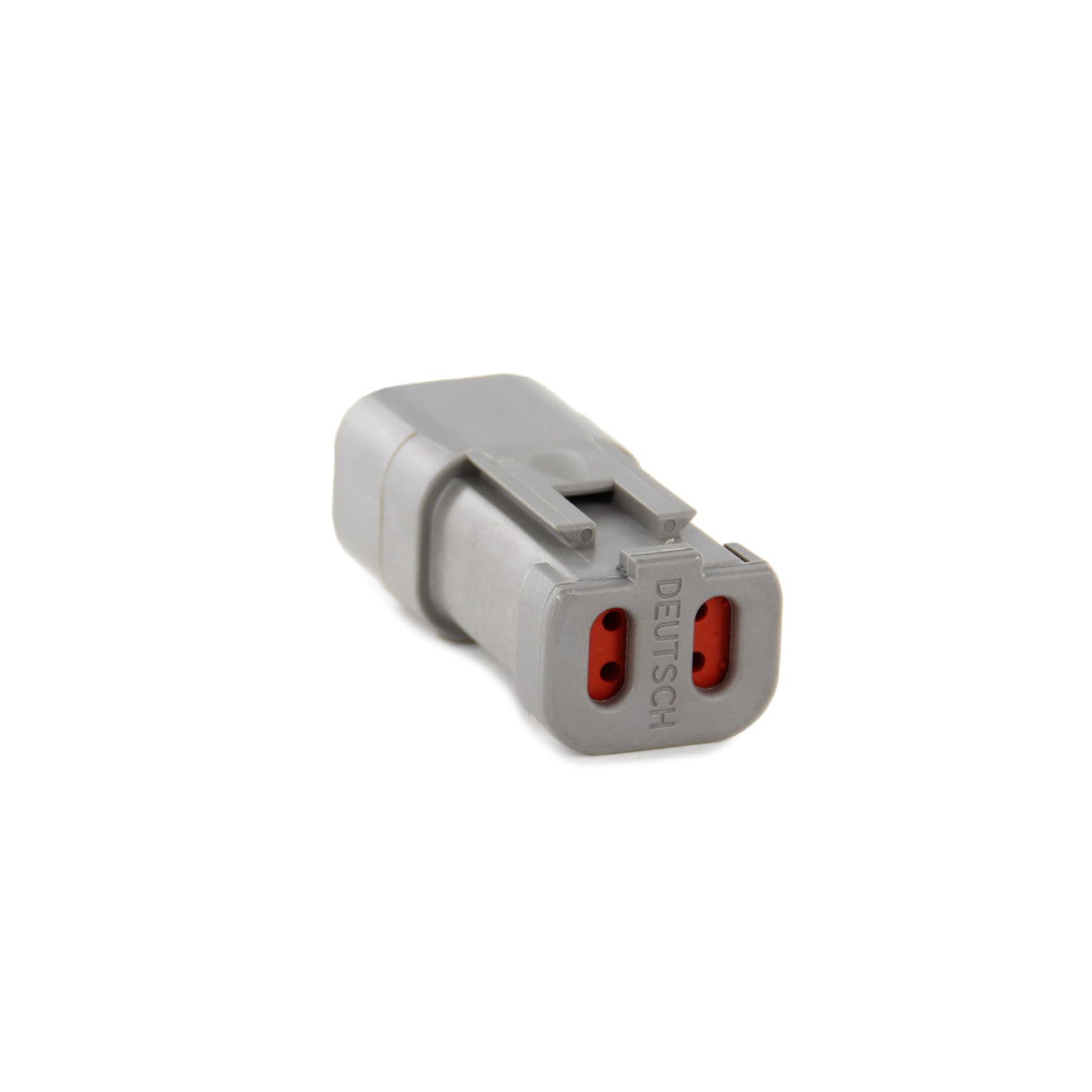 DT04-4P-C017 - DT Series - 4 Pin Receptacle - Solid Rear Grommet, End Cap, Gray