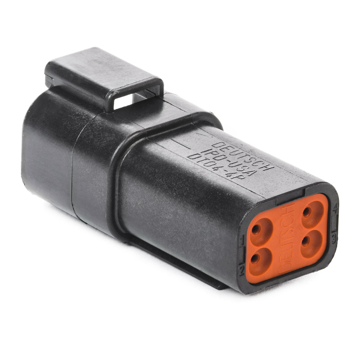 DT04-4P-E004 - DT Series - 4 Pin Receptacle - Black