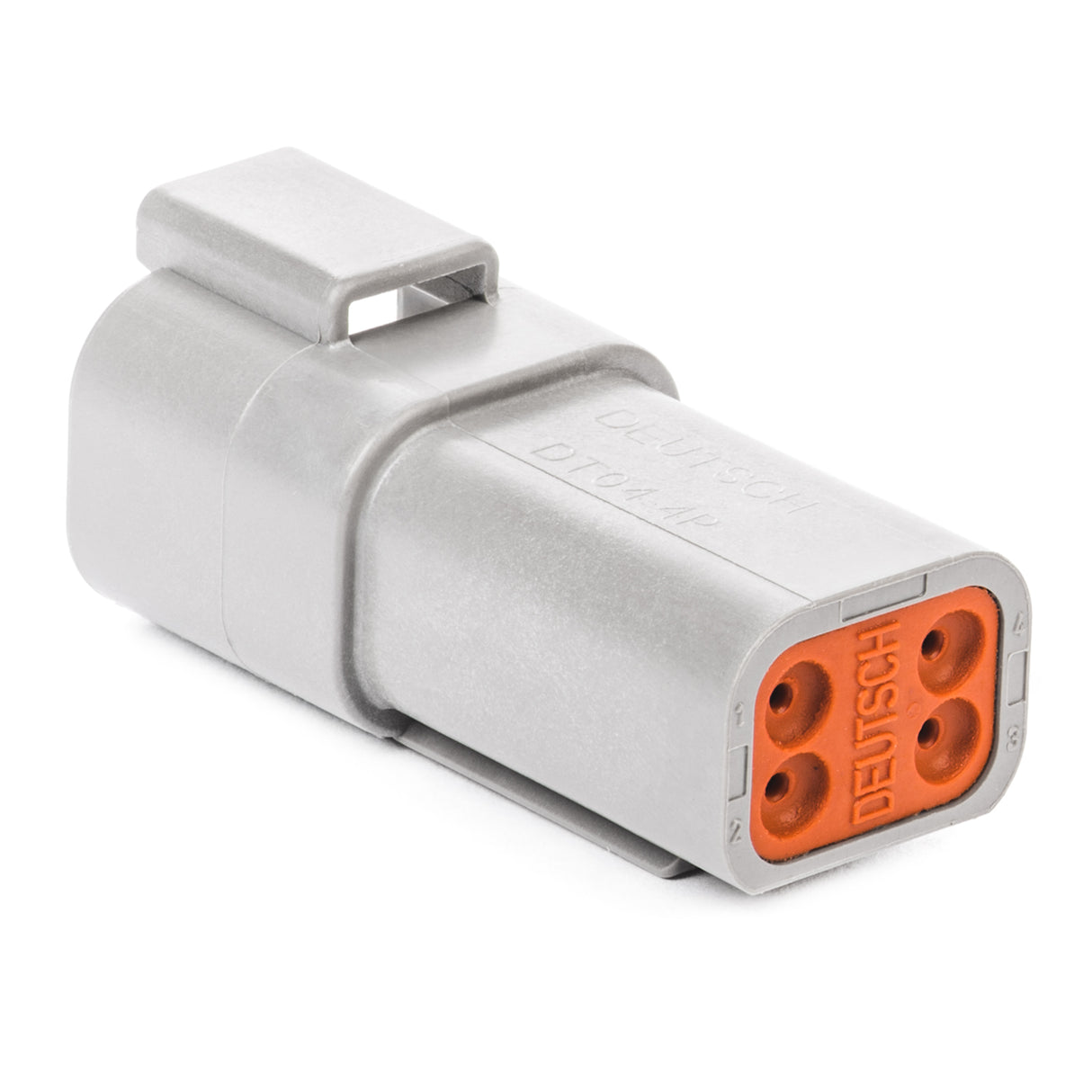 DT04-4P - DT Series - 4 Pin Receptacle - Gray