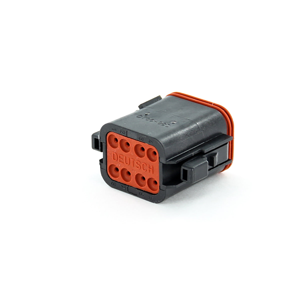 DT06-08SB - DT Series - 8 Socket Plug - B Key, Black