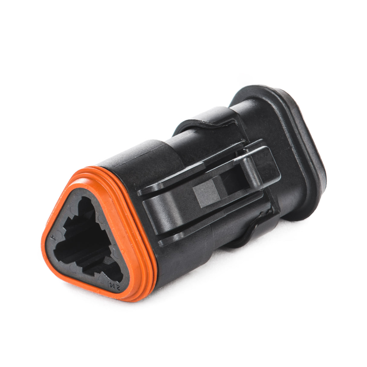 DT06-3S-CE13 - DT Series - 3 Socket Plug - Enhanced Seal Retention, Reduced Dia. Seals, Shrink Boot Adaptor, Black