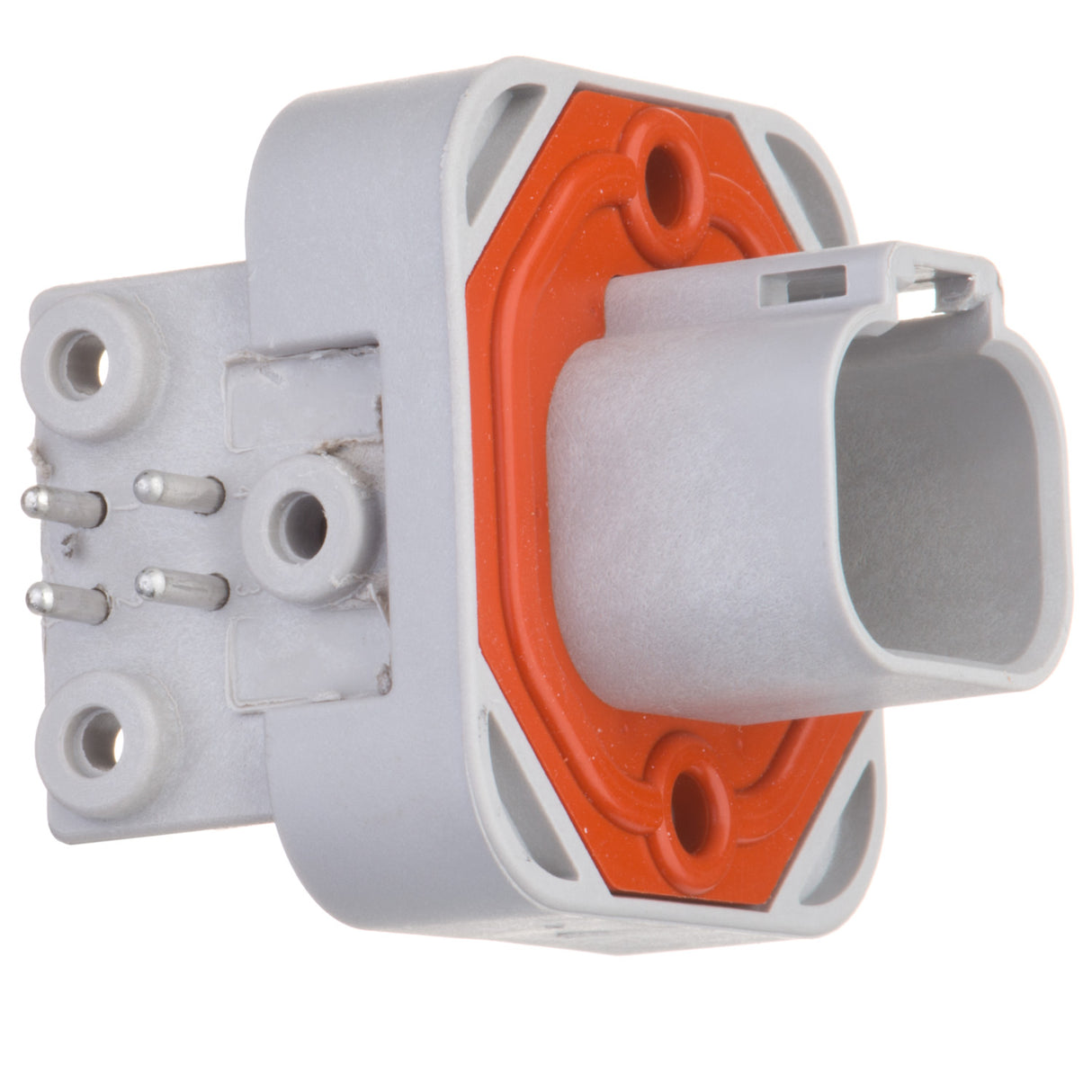 DT13-4P - DT13 Series - Receptacle - 4 Way 90& #176; Molded Pins, PCB Mount