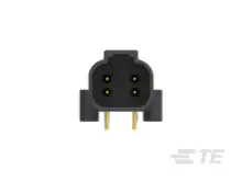 DTF13-4P - DT Series- Receptacle- 4 Cavity, PCB Mount, Black
