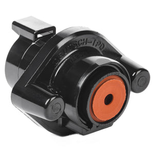 DTHD04-1-4P-L009 - DTHD Series - 4 Pin Receptacle - Sealed Flange, Black