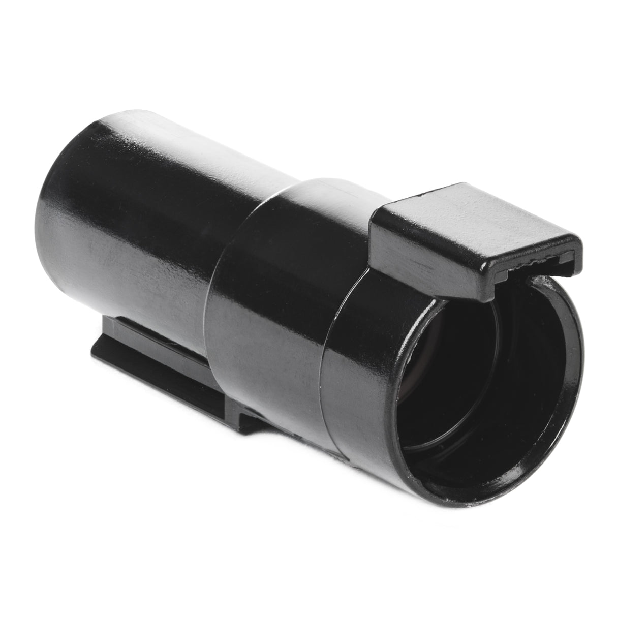 DTHD04-1-8P-E003 - DTHD Series - 8 Pin Receptacle - In-Line, End Cap, Black