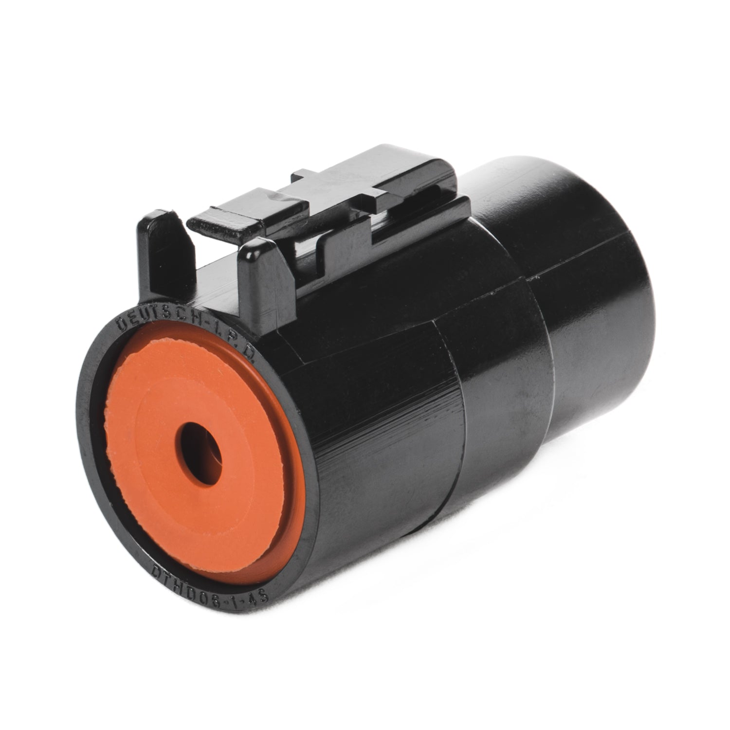 DTHD06-1-4S - DTHD Series - 4 Socket Plug - In-Line, Black