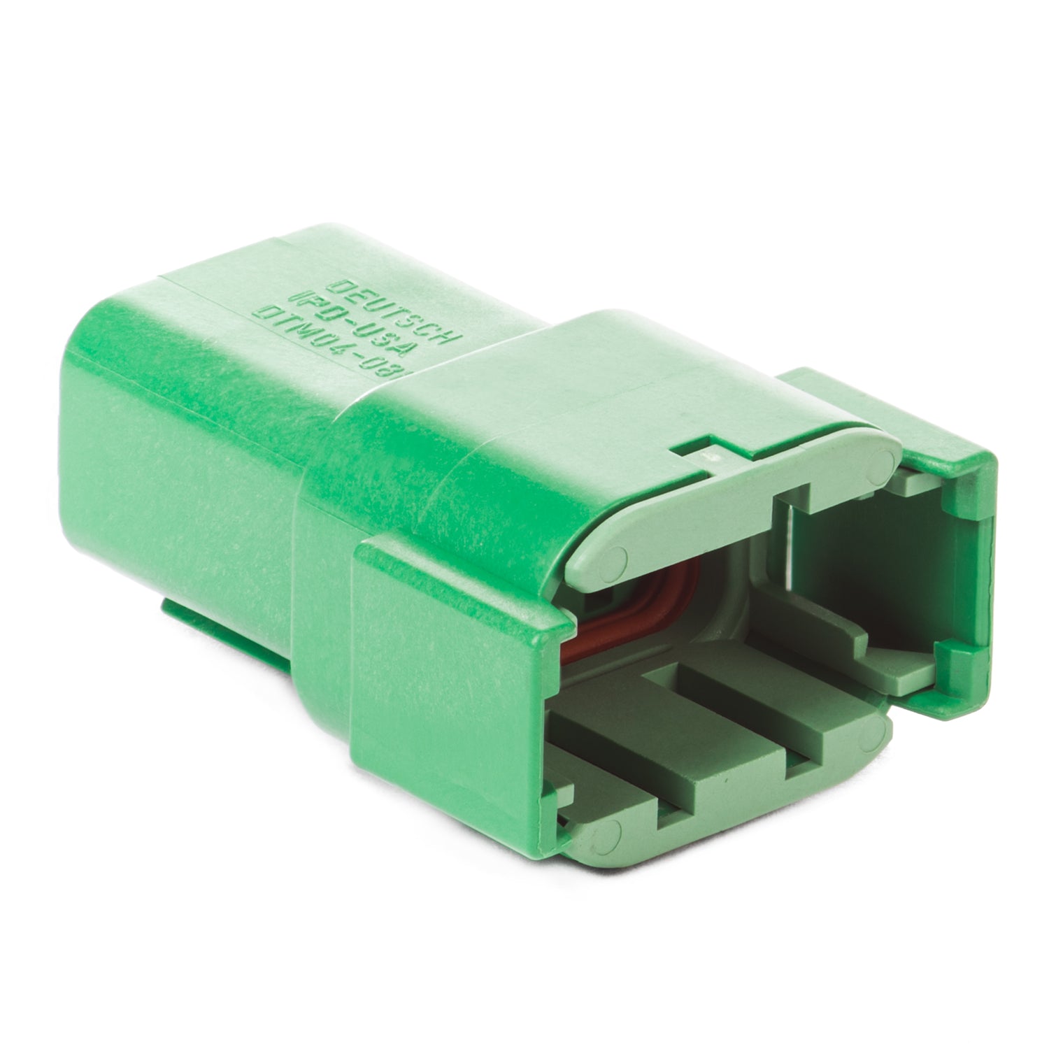 DTM04-08PC - DTM Series - 8 Pin Receptacle - C Key, Green