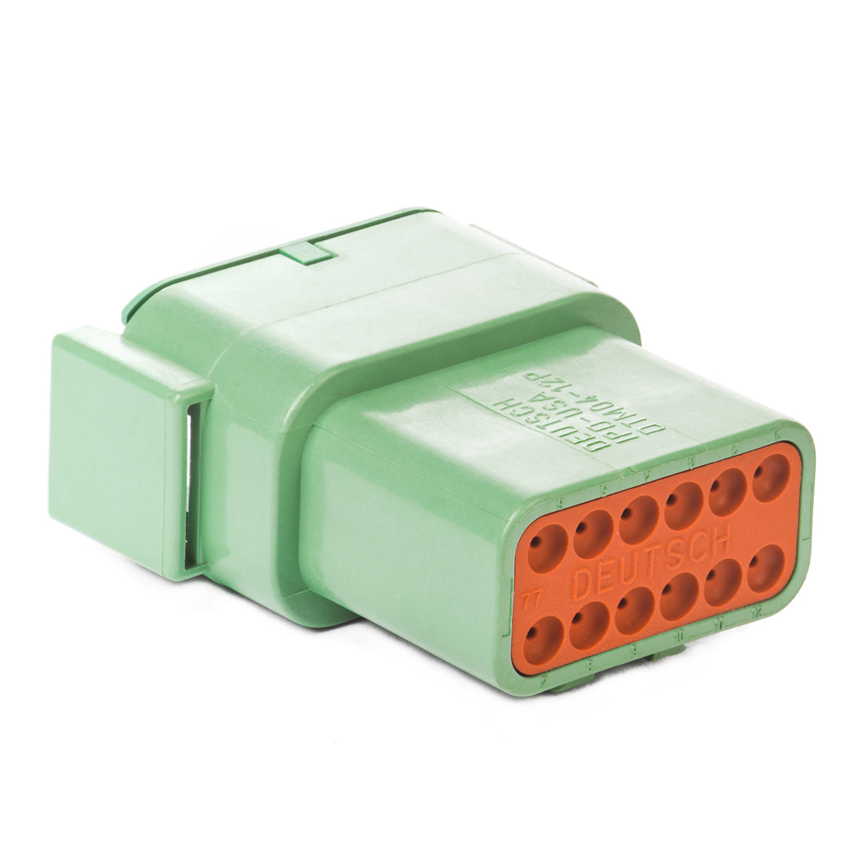 DTM04-12PC - DTM Series - 12 Pin Receptacle - C Key, Green