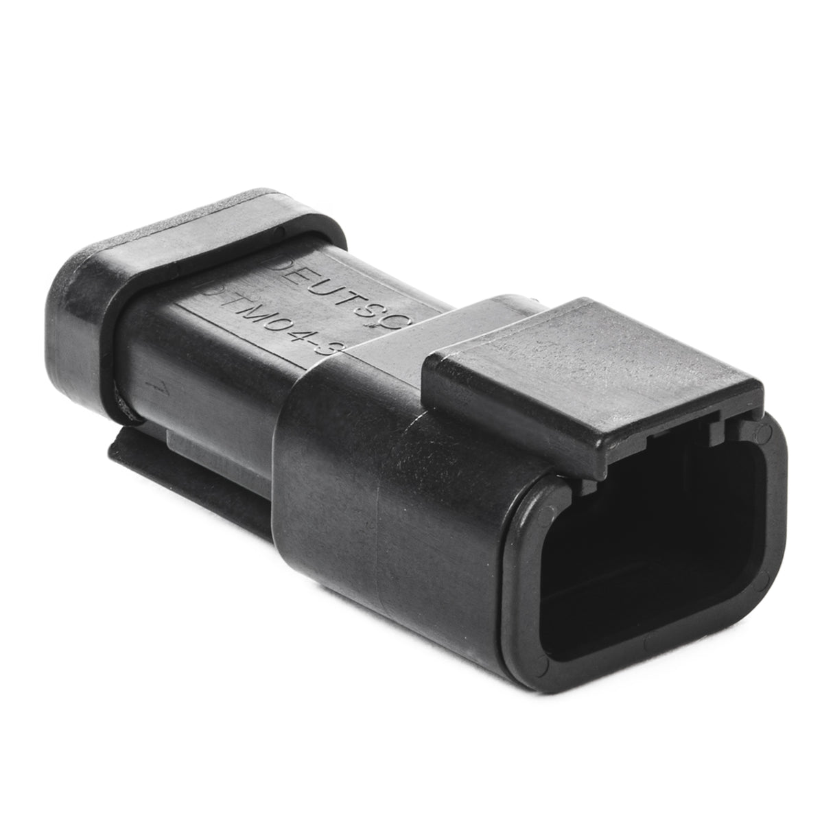 DTM04-3P-E005 - DTM Series - 3 Pin Receptacle - End Cap, Black