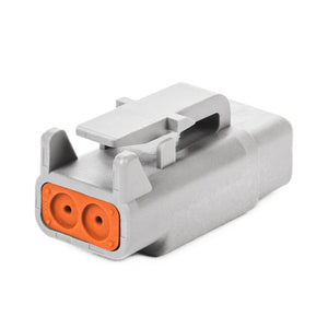 DTM06-2S - DTM Series - 2 Socket Plug - Gray