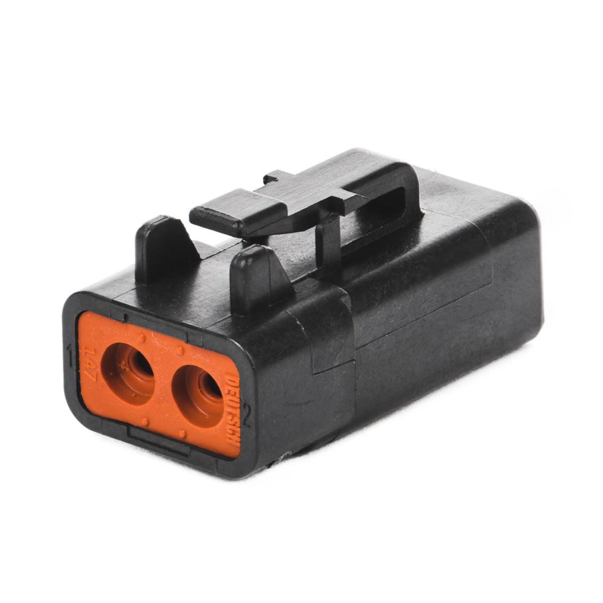 DTP06-2S-E004 - DTP Series - 2 Socket Plug - Black
